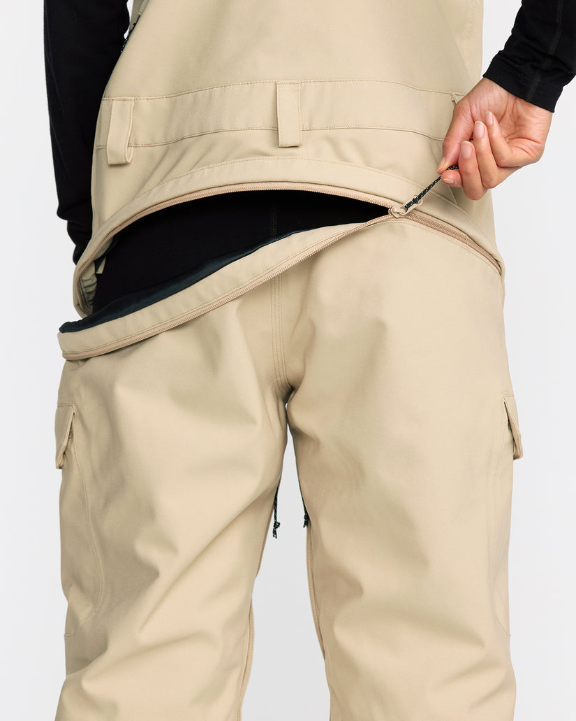 Creston 3D Stretch Bib Overall - Oatmeal