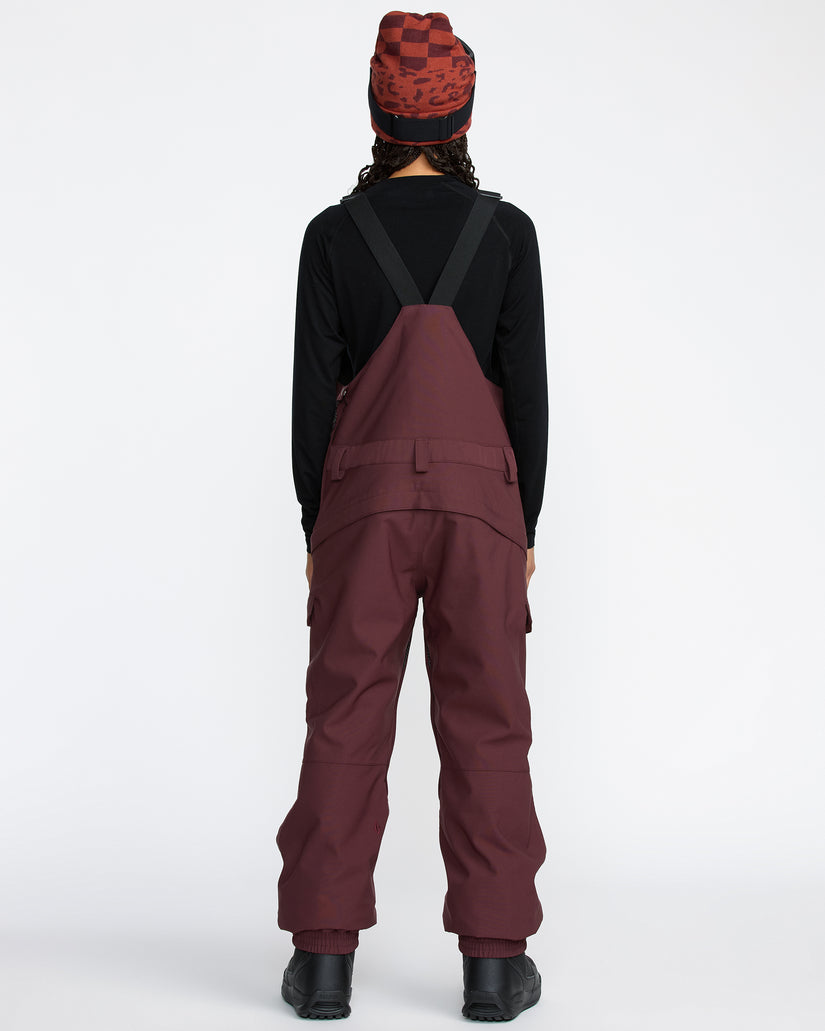 Creston 3D Stretch Bib Overall - Oxblood