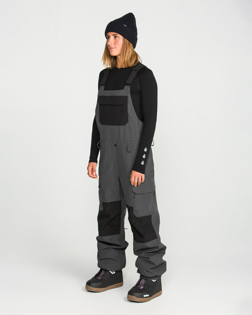Creston 3D Stretch 15K Bib Overall - Dark Grey