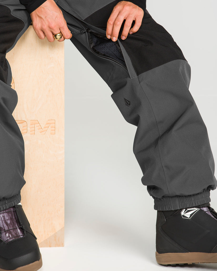 Creston 3D Stretch 15K Bib Overall - Dark Grey