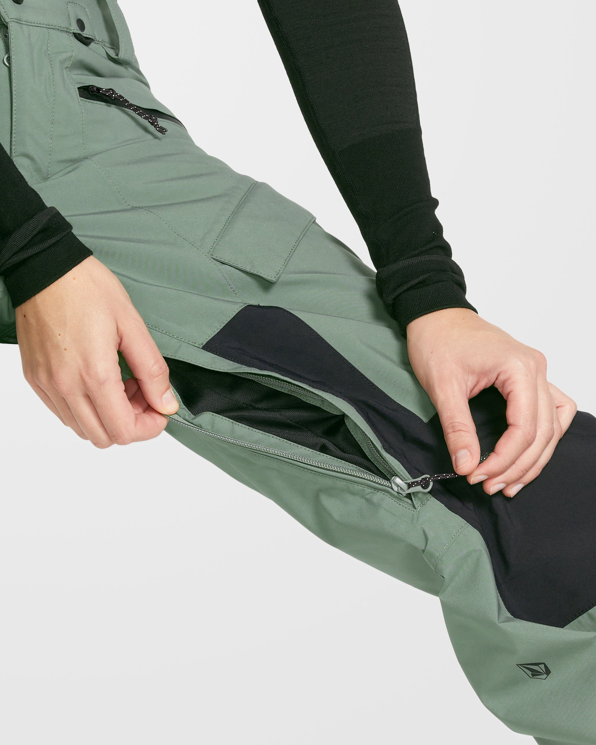 V.Co At Stretch Gore-Tex Trousers - Lichen Green - Women - Volcom