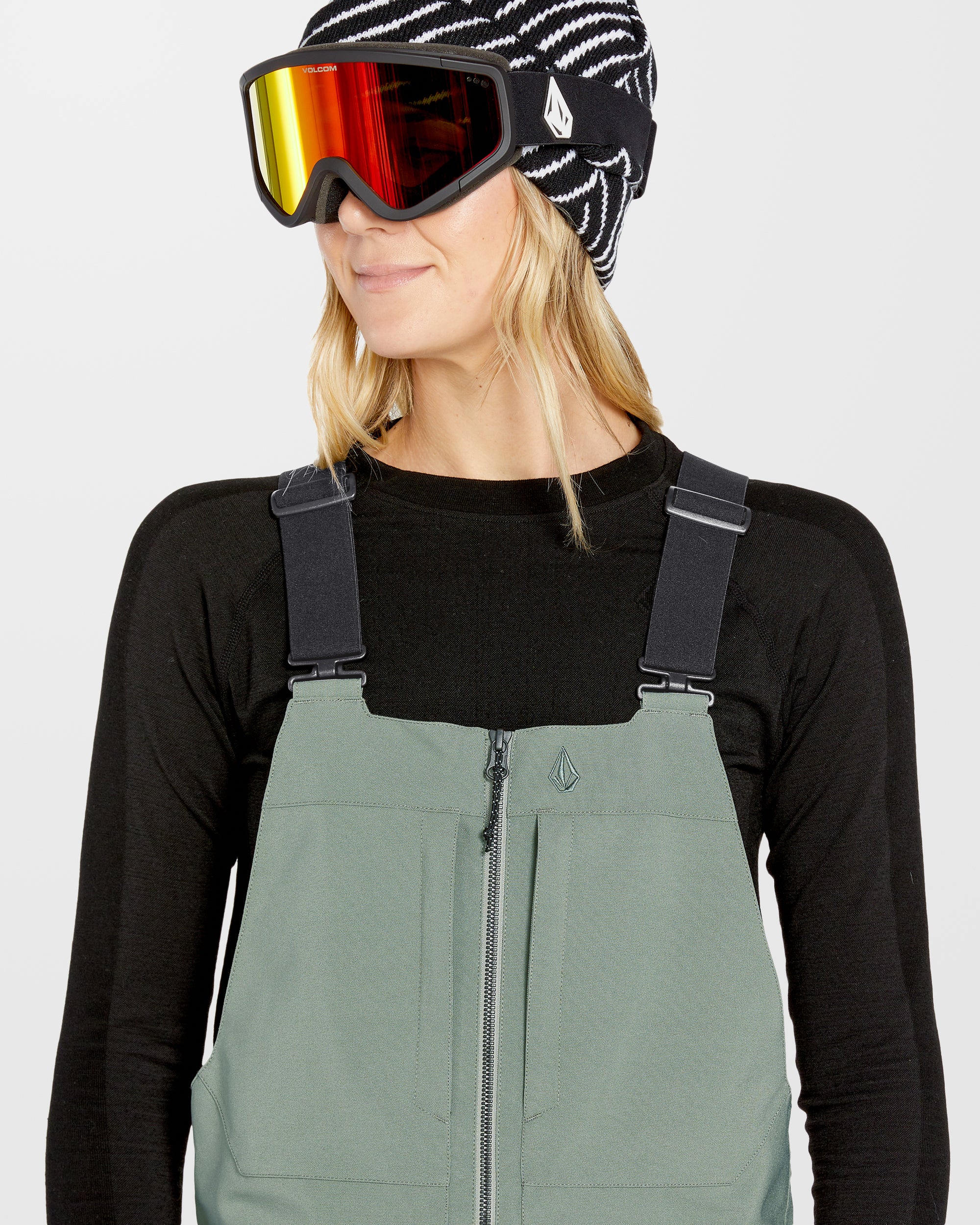 Swift Bib Overall - Lichen Green - Women - Volcom EU - 2 Years