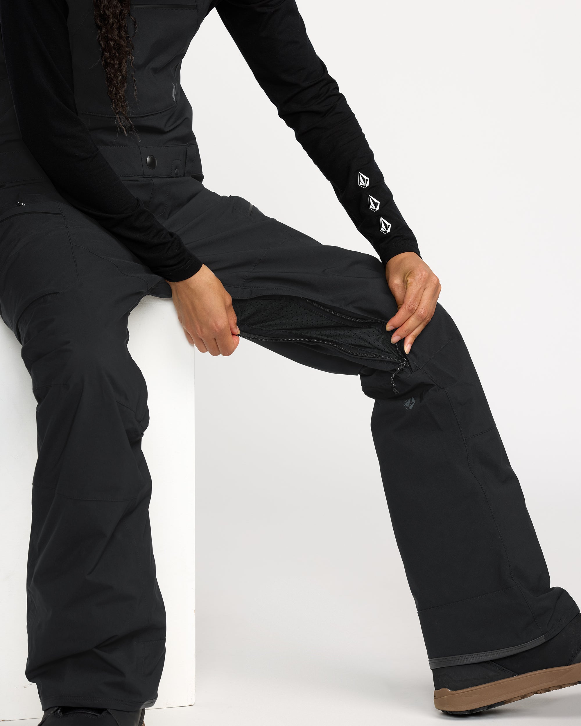 Ash Stretch Gore-Tex Bib Overall - Black - Women - Volcom EU