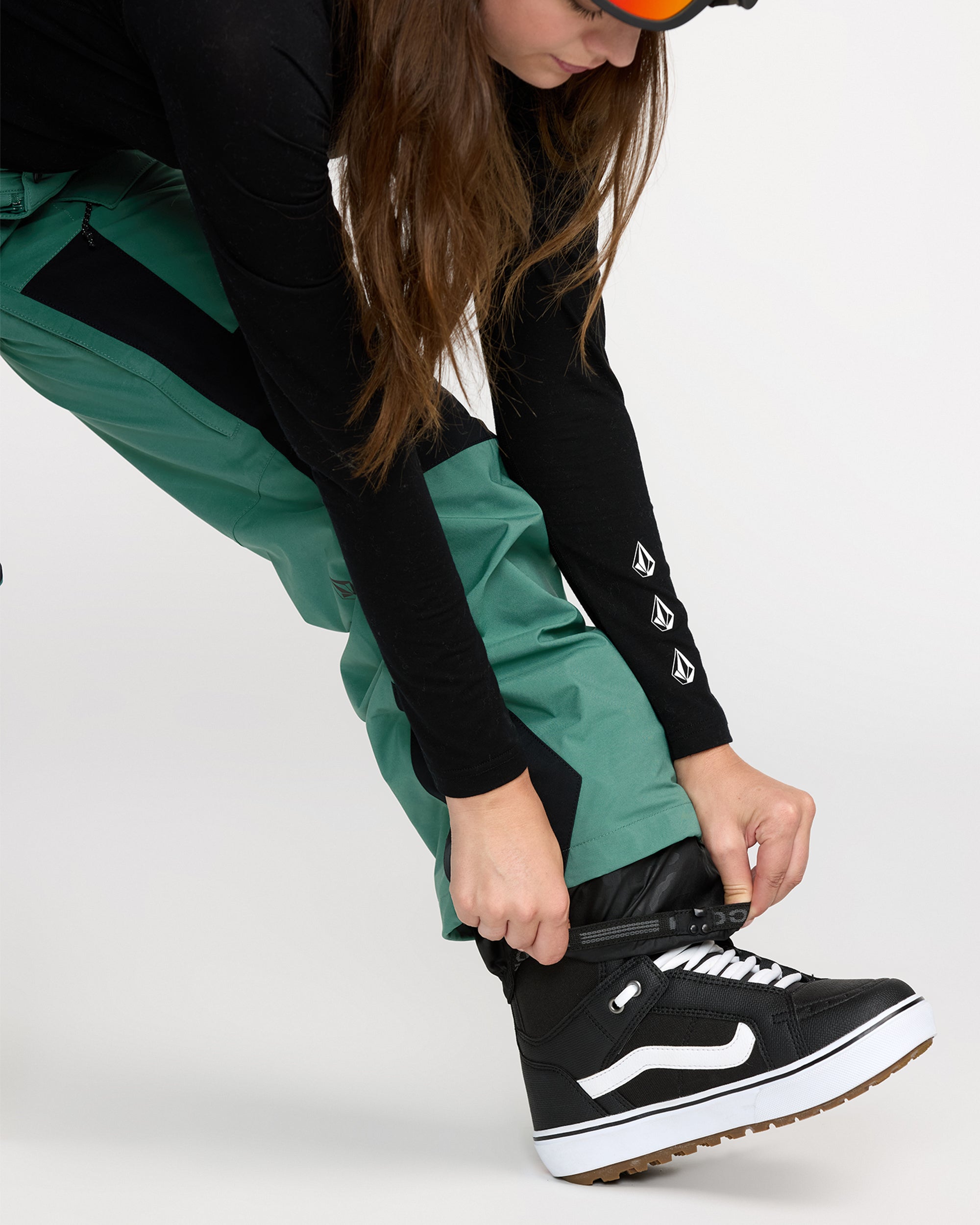 V.Co At Stretch Gore-Tex Trousers - Spruce Green - Women - Volcom