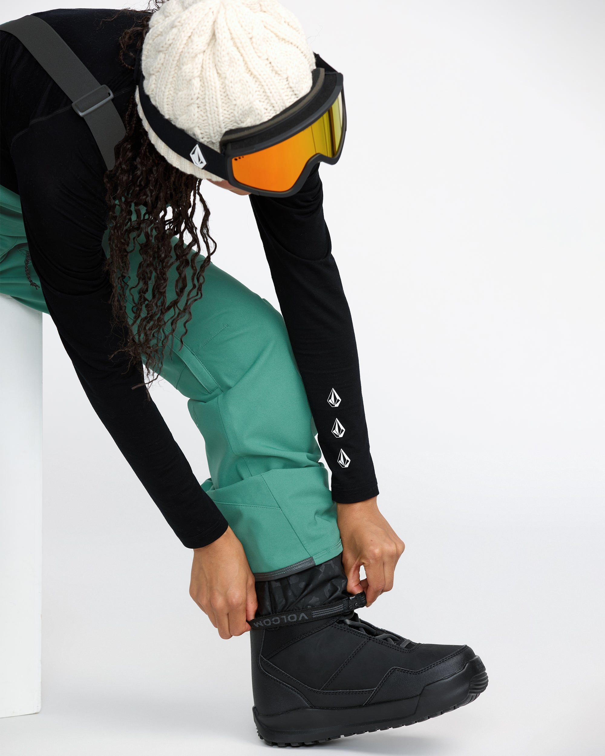 Swift Bib Overall - Spruce Green - Women - Volcom EU – Volcom Europe