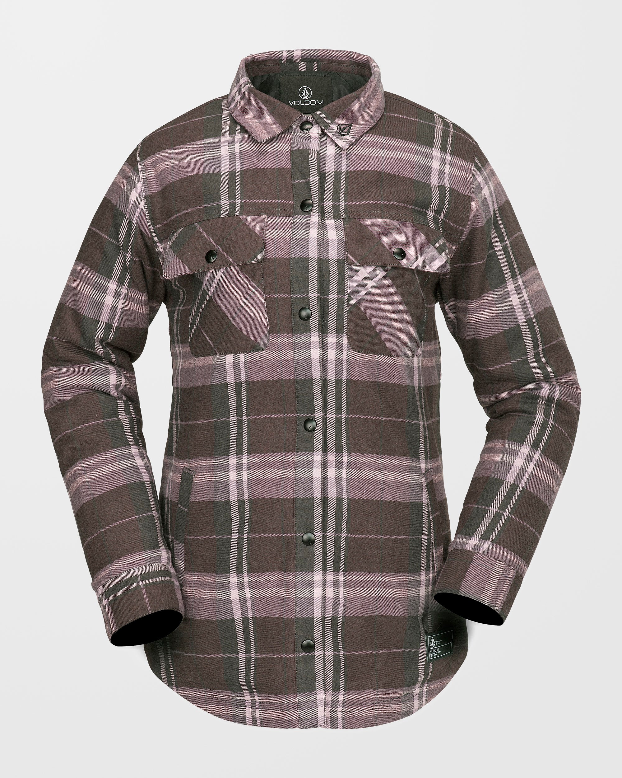 Insulated Riding Flannel Jacket Dusty Lavender DUSTY LAVENDER XS