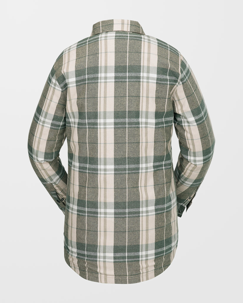 Insulated Riding Flannel Jacket - Sand