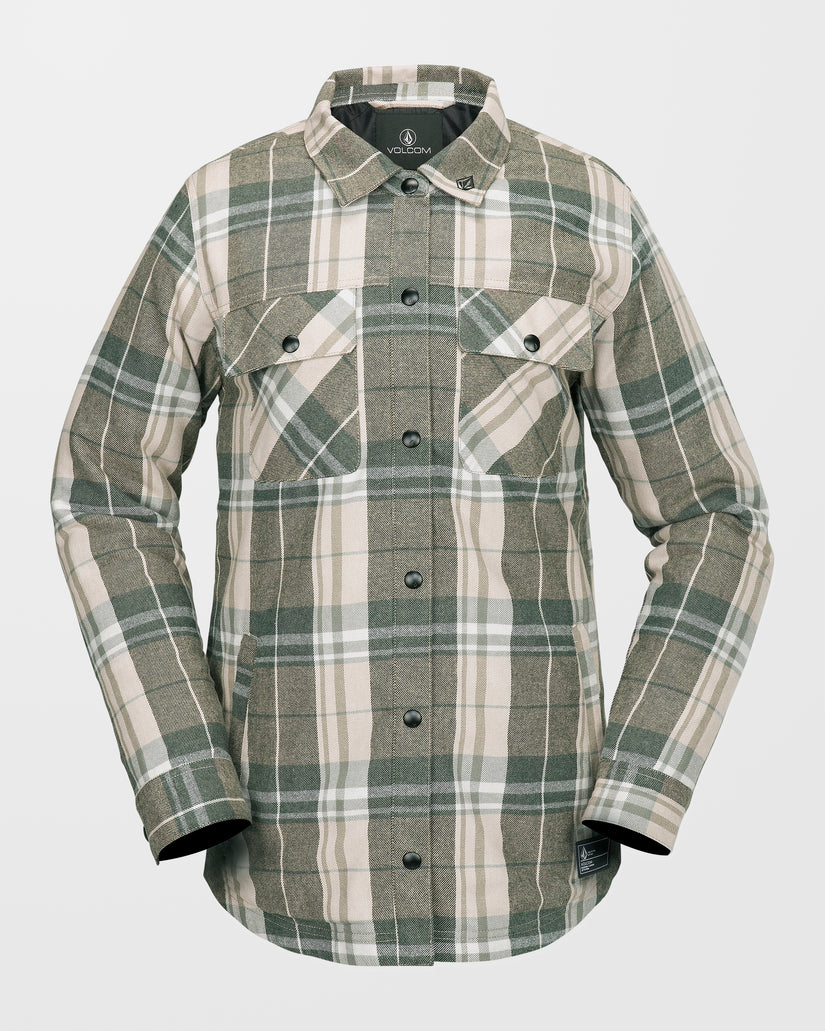 Insulated Riding Flannel Jacket - Sand