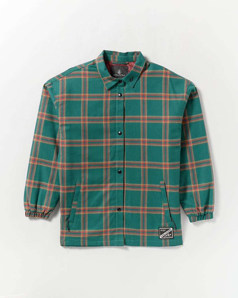 Insulated Riding Flannel Jacket - Atlantic Deep