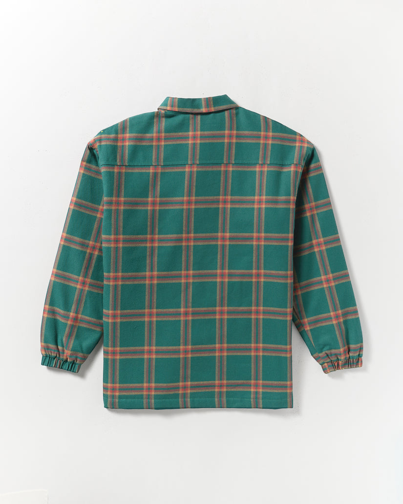 Insulated Riding Flannel Jacket - Atlantic Deep