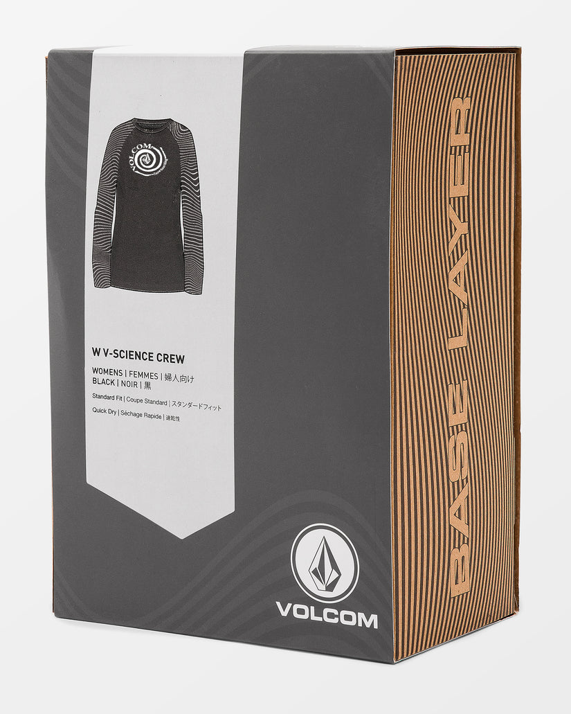 W V-Science Base Layer Top - Black White