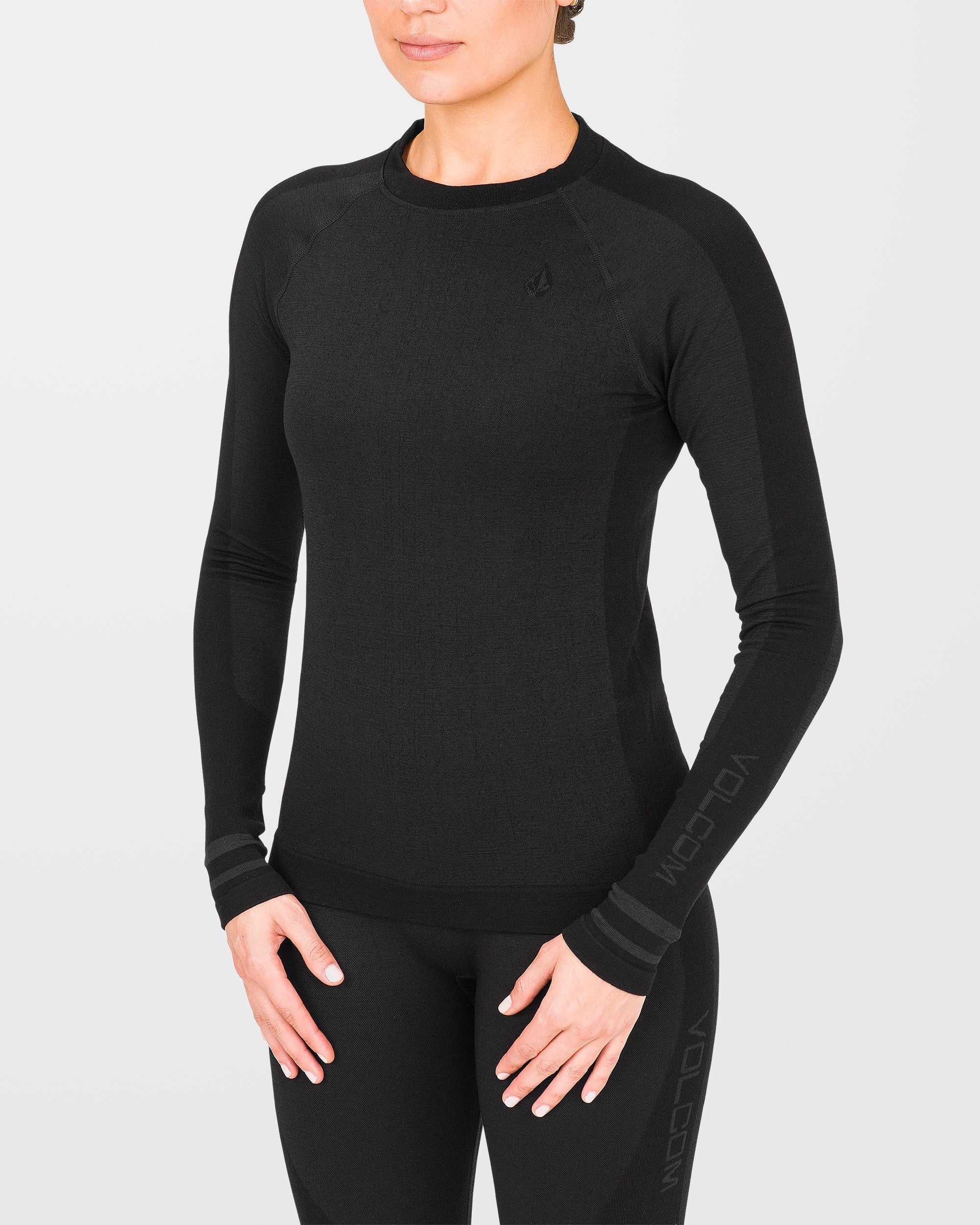 W Engineered Base Layer Top Black BLACK S