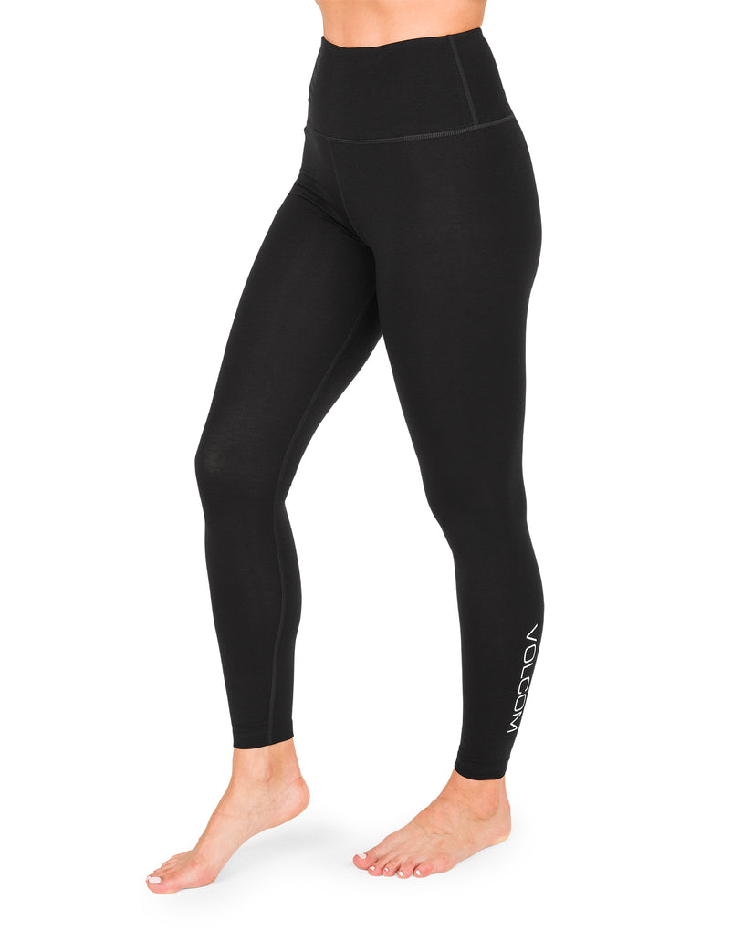 W Merino Blend Base Layer Legging - Black