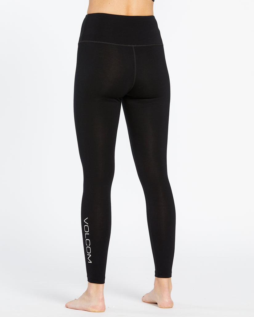W Merino Blend Base Layer Legging - Black