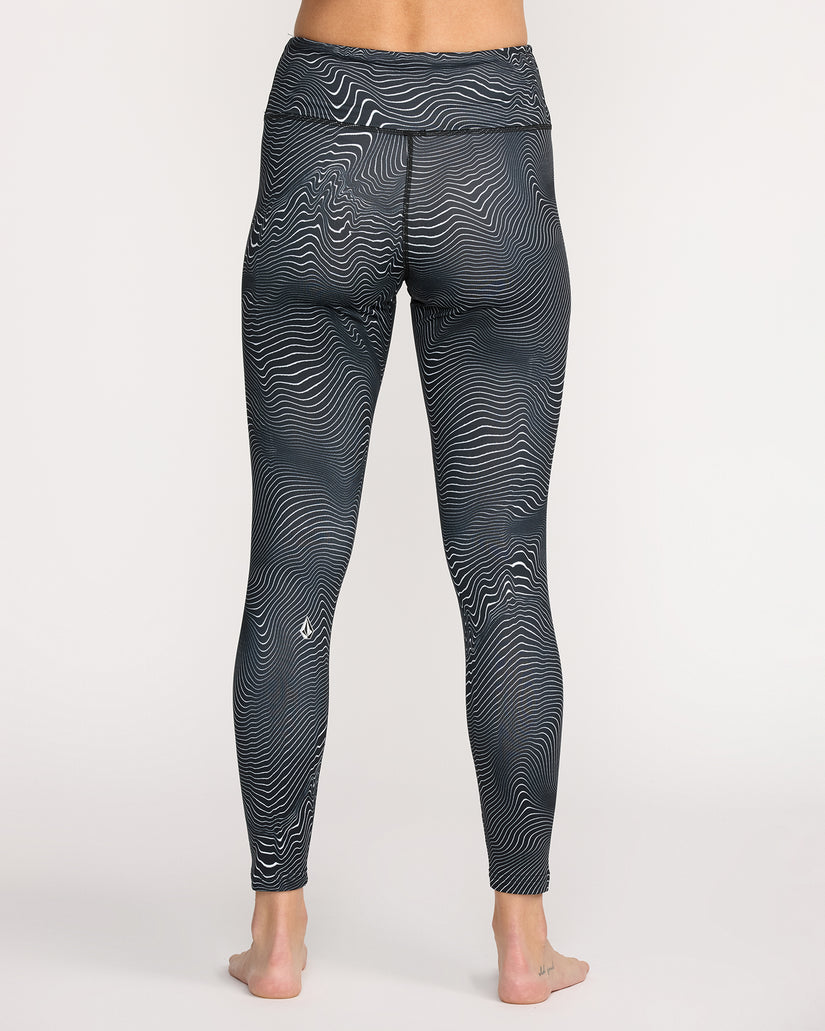 W V-Science Base Layer Legging - Black White