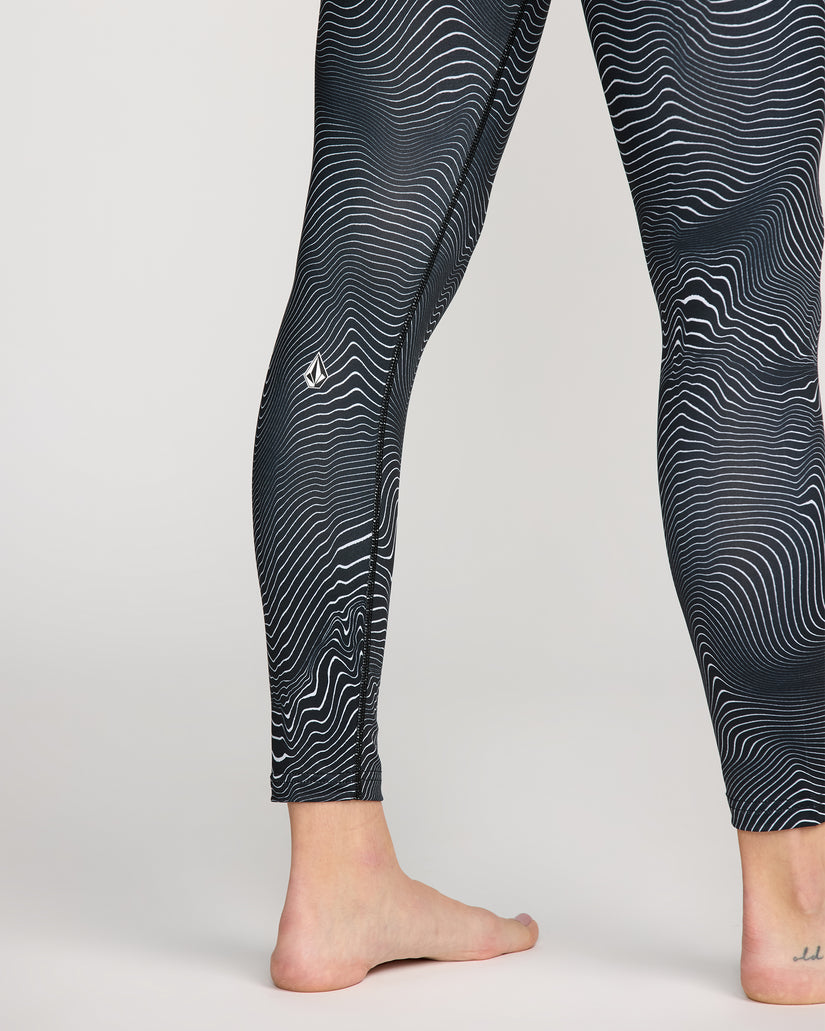 W V-Science Base Layer Legging - Black White