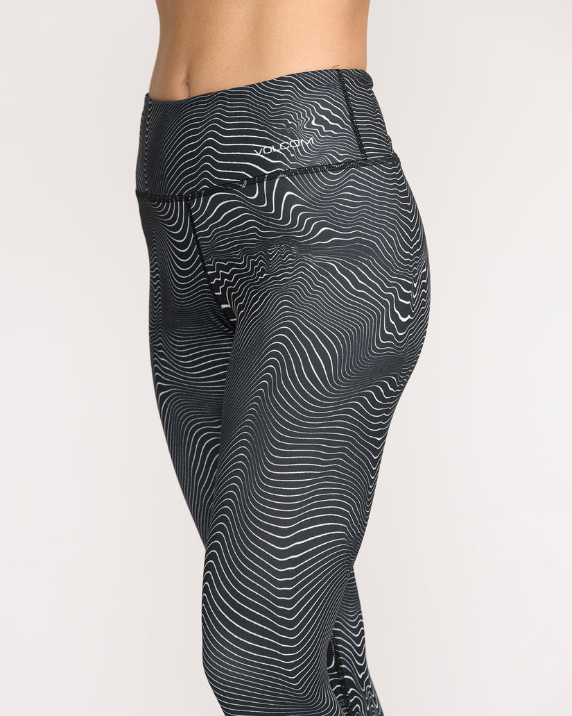 W V-Science Base Layer Legging - Black White