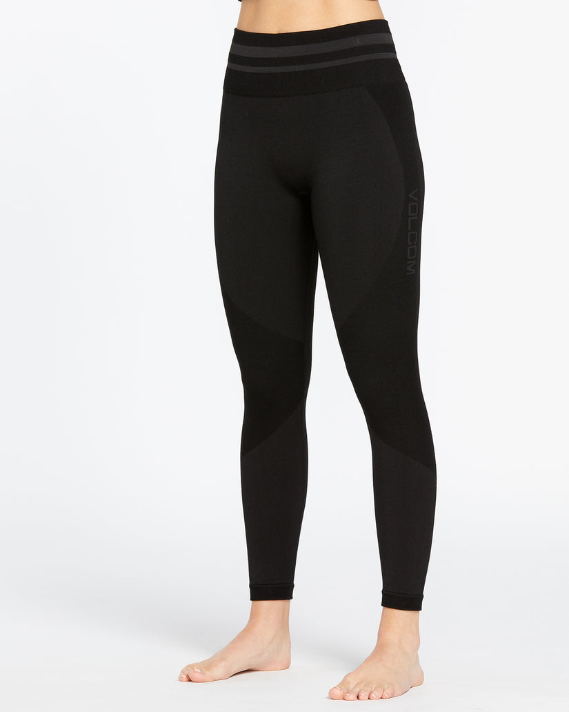 W Engineered Base Layer Legging - Black