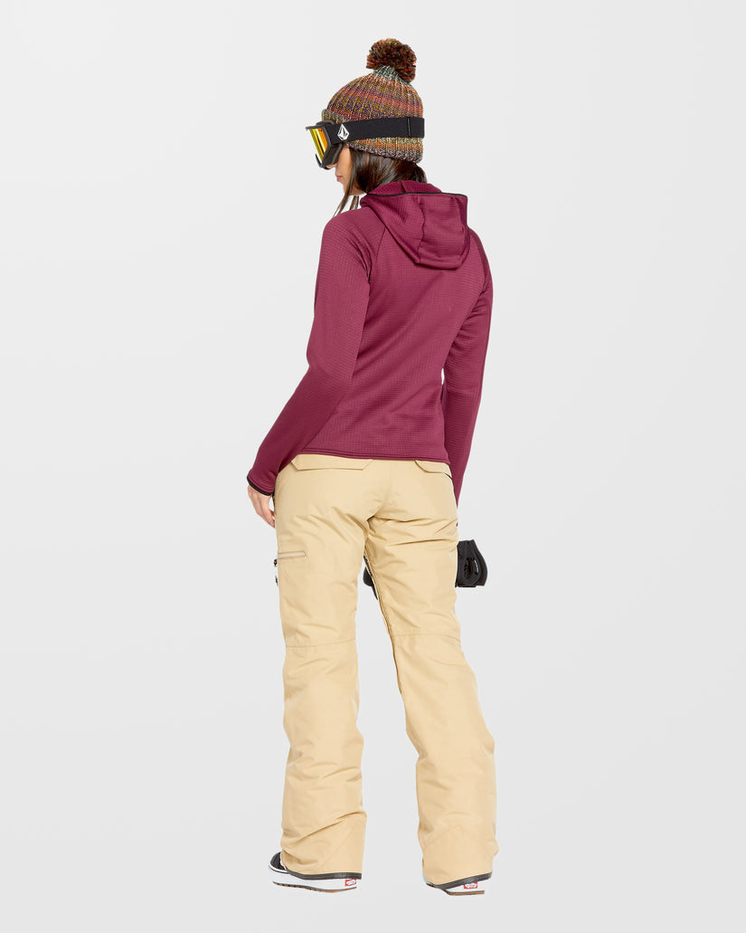 Gridlock Balaclava Hoodie - Burgundy - Women - Volcom EU - 2 Years ...