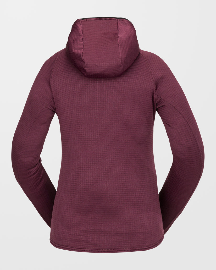 Gridlock Balaclava Hoodie - Burgundy - Women - Volcom EU - 2 Years ...