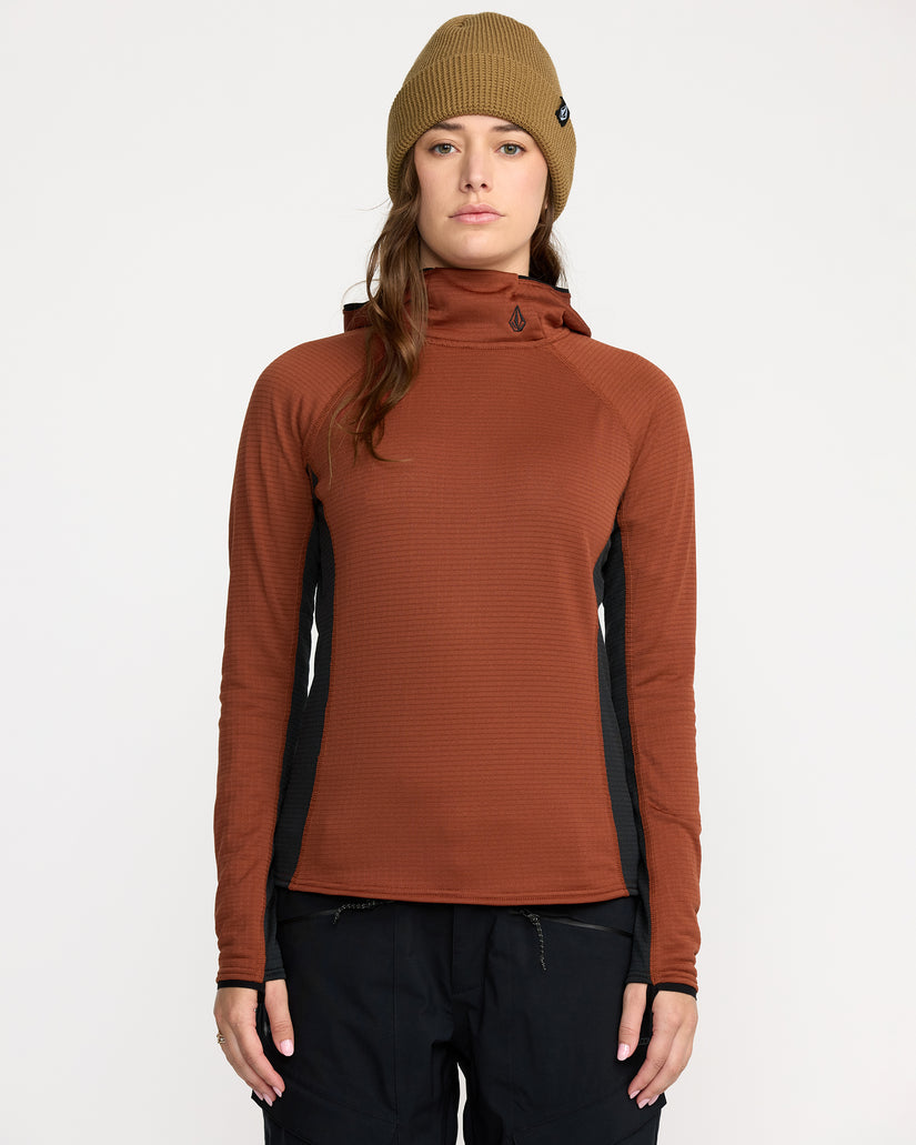 Gridlock Balaclava Hoodie - Henna
