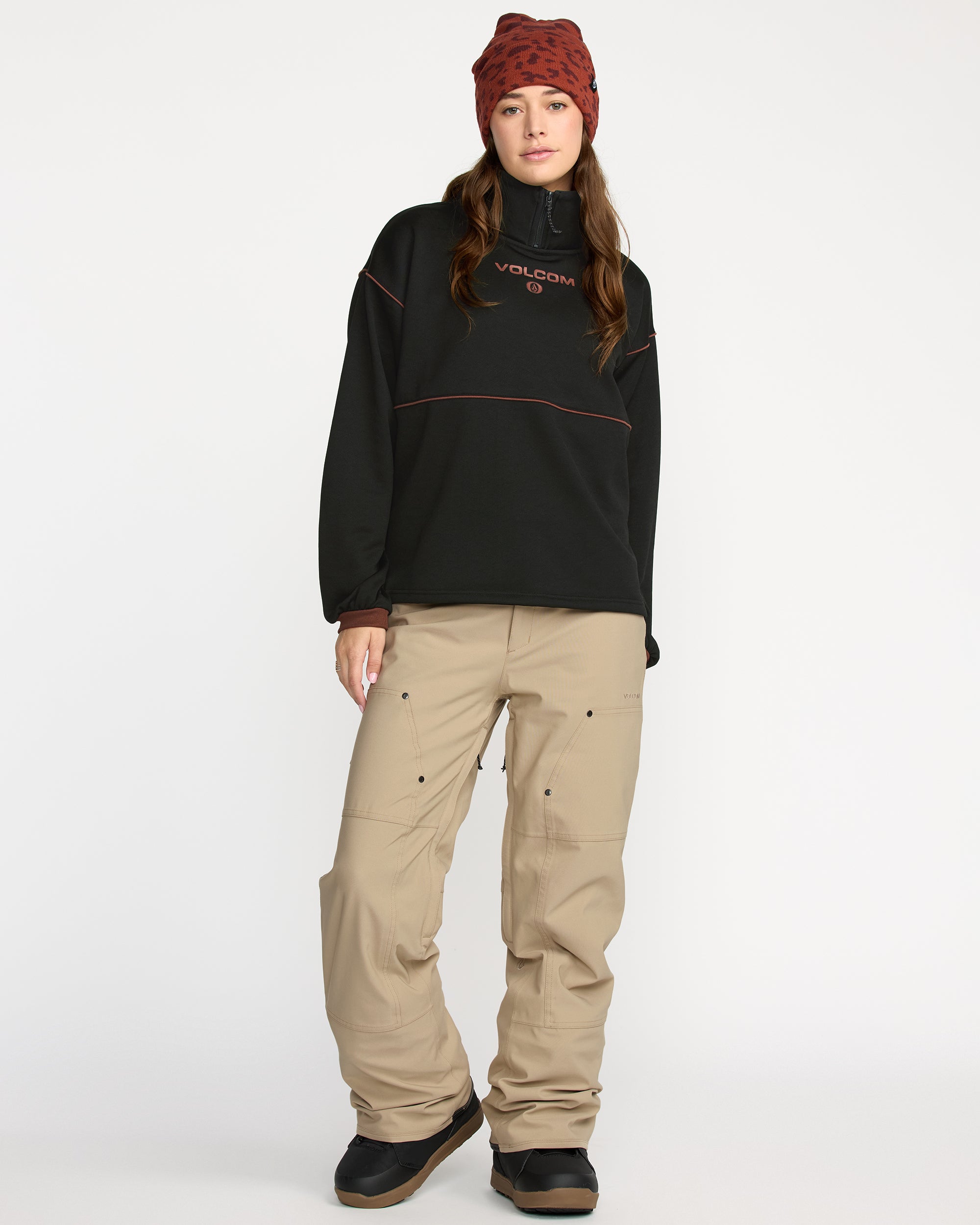 トップス vol4 XL Hydro 1/4 Zip Sweatshirt - Black - Women - Volcom EU – Volcom Europe