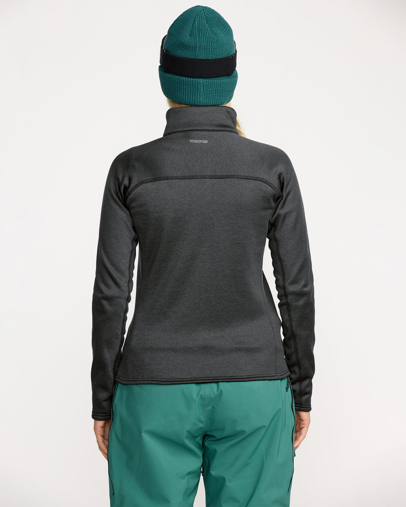 Frostbyte Fleece Full Zip Sweatshirt - Black