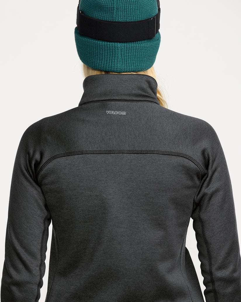 Frostbyte Fleece Full Zip Sweatshirt - Black