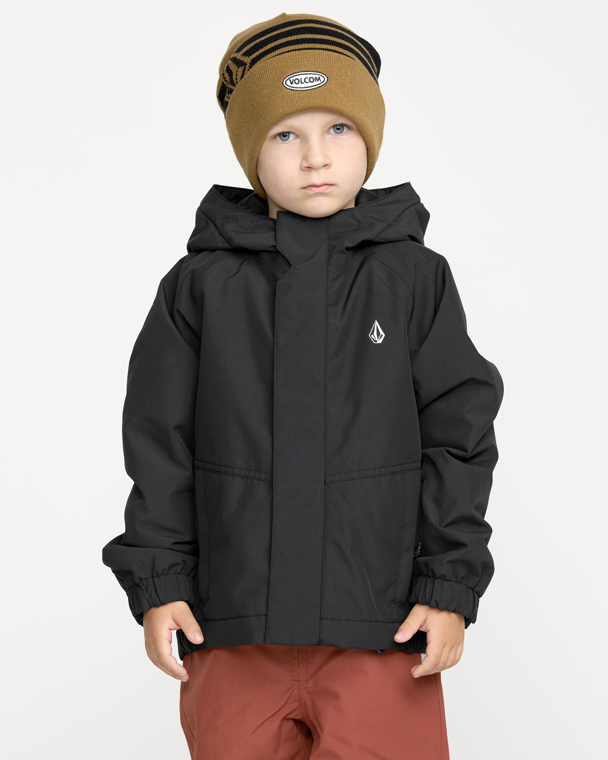 VOLCOM 子ども用 ブラックジャケット Little Flurry Insulated Jacket - Black - Kids - Volcom EU – Volcom