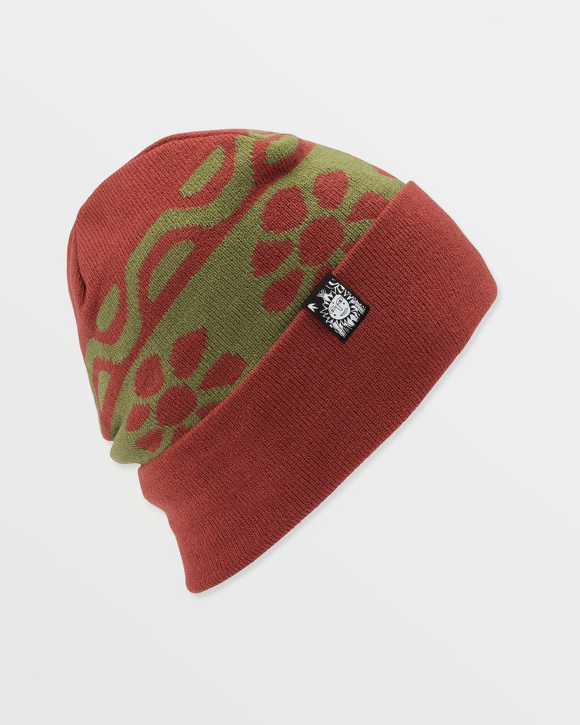 Longo Beanie - Burnt Red