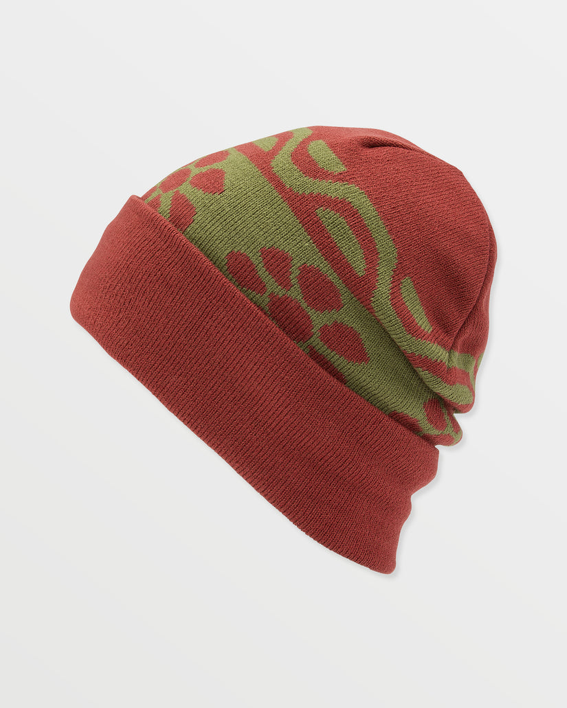 Longo Beanie - Burnt Red