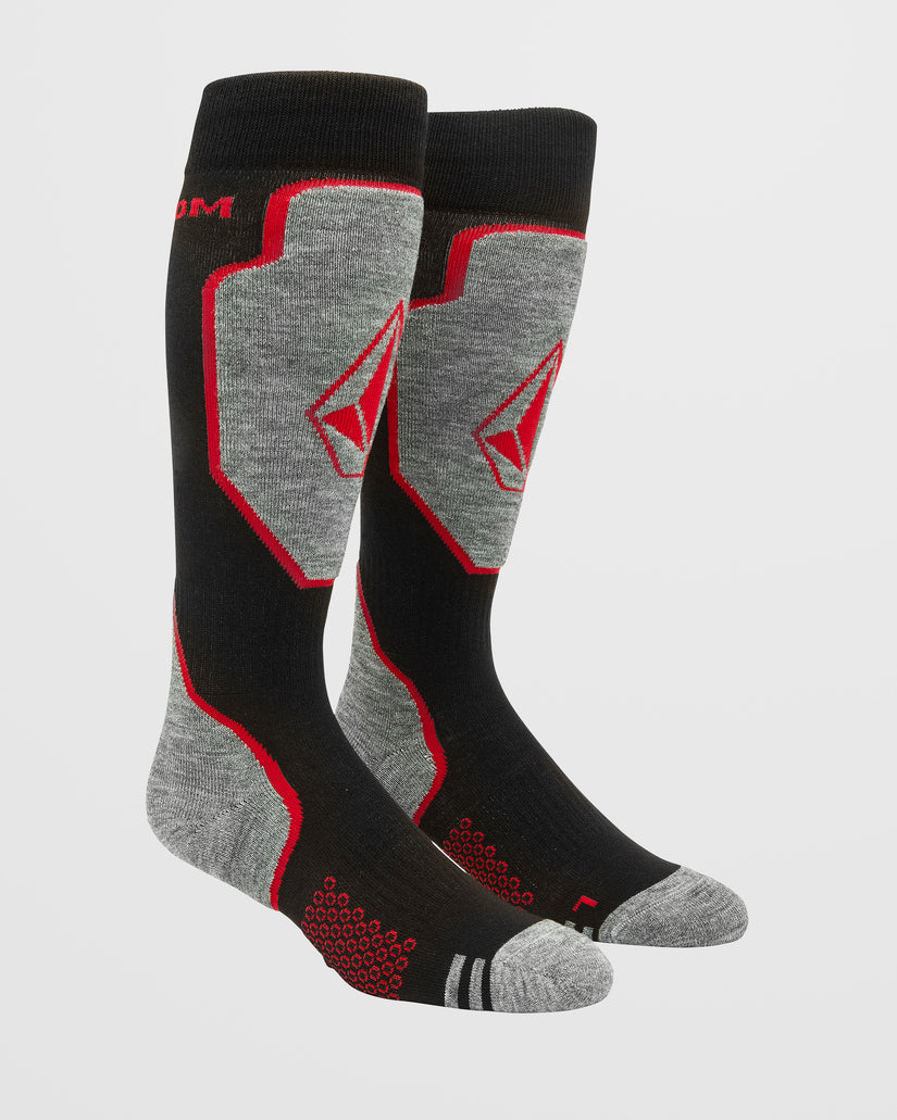 Shield Wool Blend Otc Socks - Orange Shock