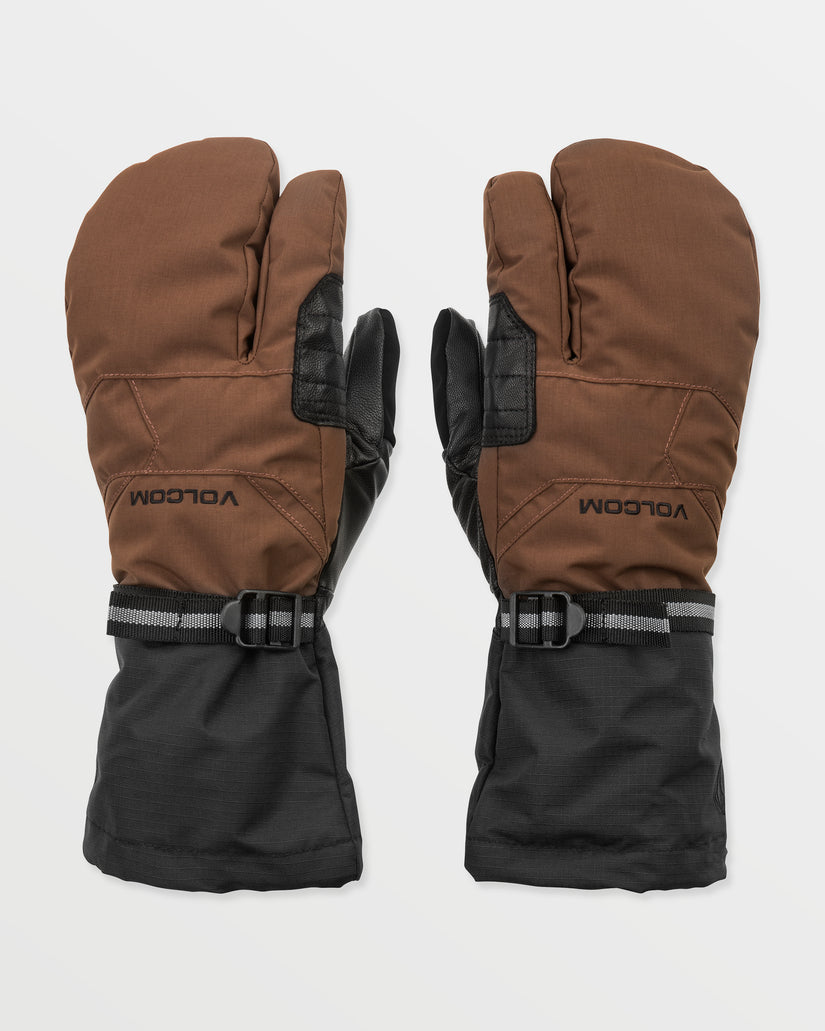 V.Snow Trigger Mittens - Brown