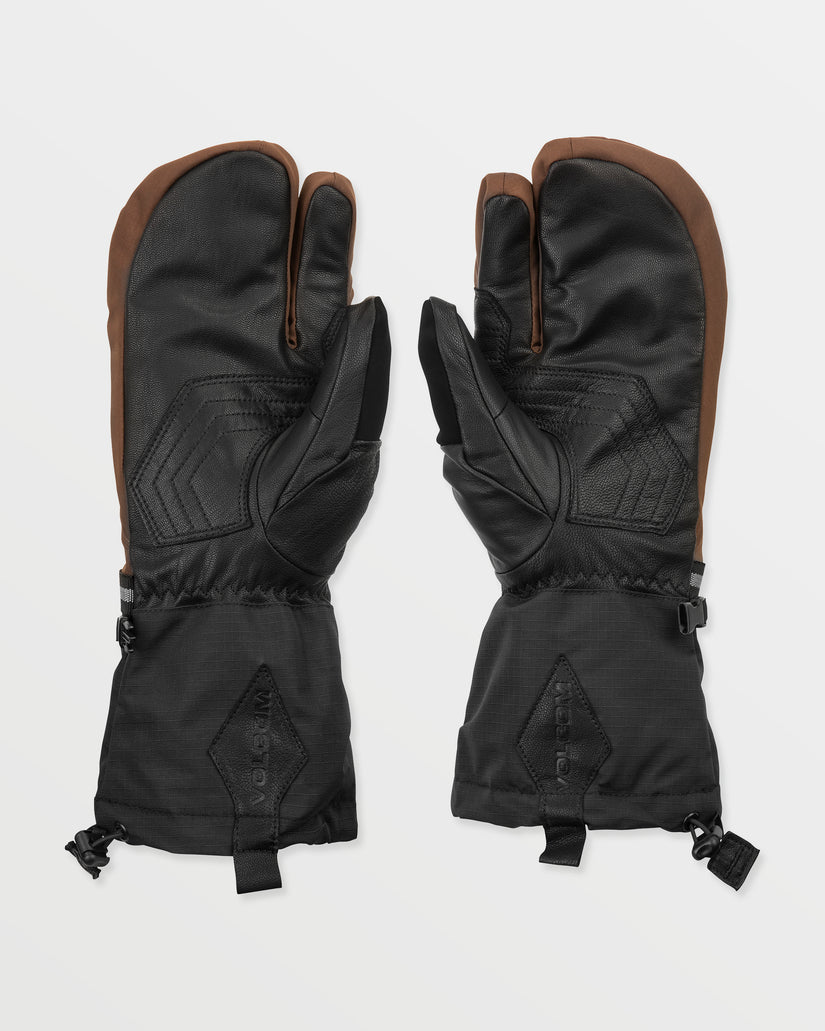 V.Snow Trigger Mittens - Brown