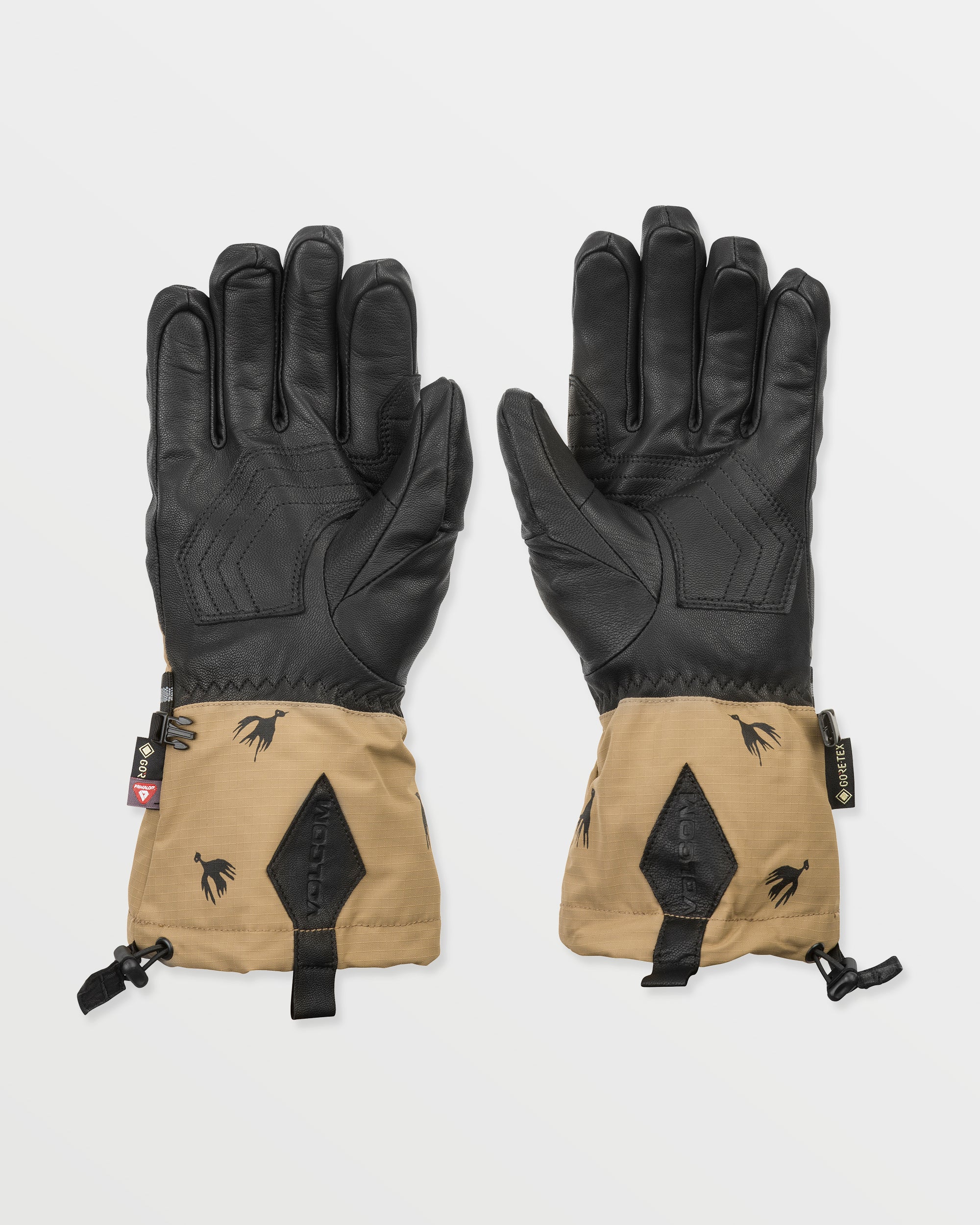 V.Snow Trigger Mittens - Stone - Men - Volcom EU – Volcom Europe