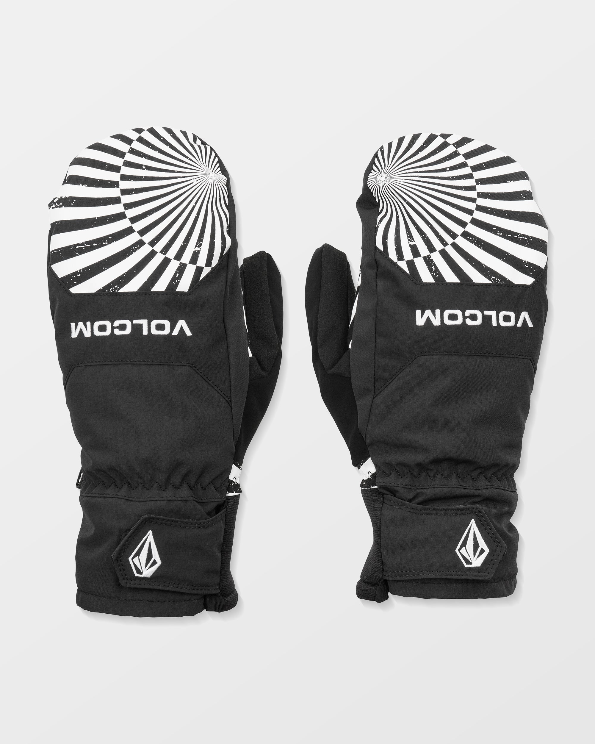 スキー・スノーボードアクセサリー VOLCOM NYLE GORE-TEX MITT SIZE L V.Co Nyle Mittens - Black Print - Men - Volcom EU – Volcom Europe
