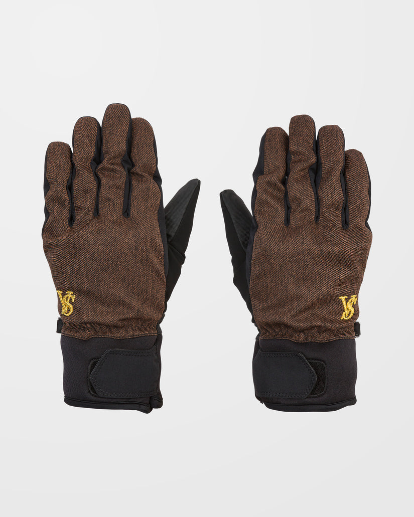 V.Co Crail Gloves - Brown Denim