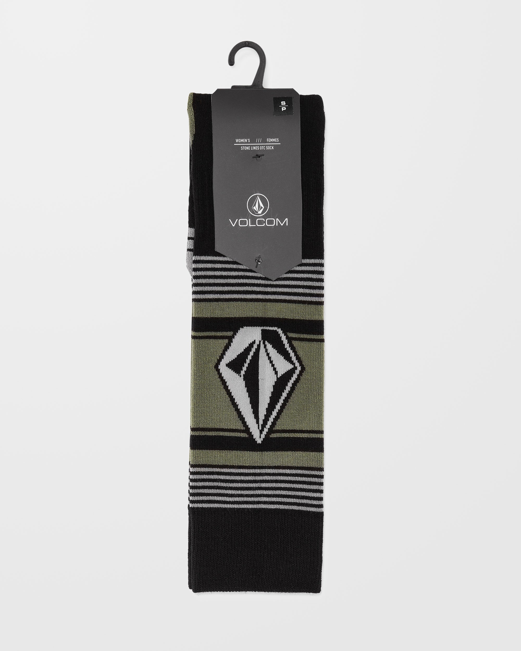 Stone Lines Otc Socks - Lichen Green
