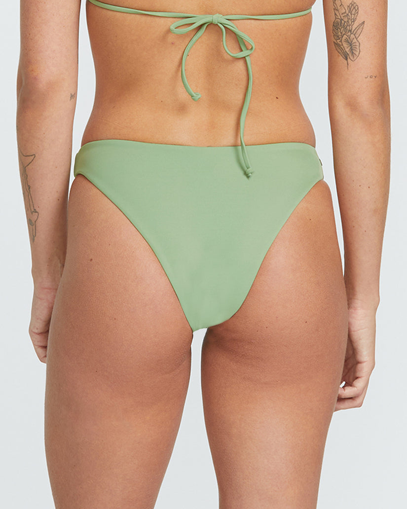 Volcom X Coco Ho High Leg Bikini Bottom In Black Volcom X Coco Ho High Leg Bikini Bottom In Black