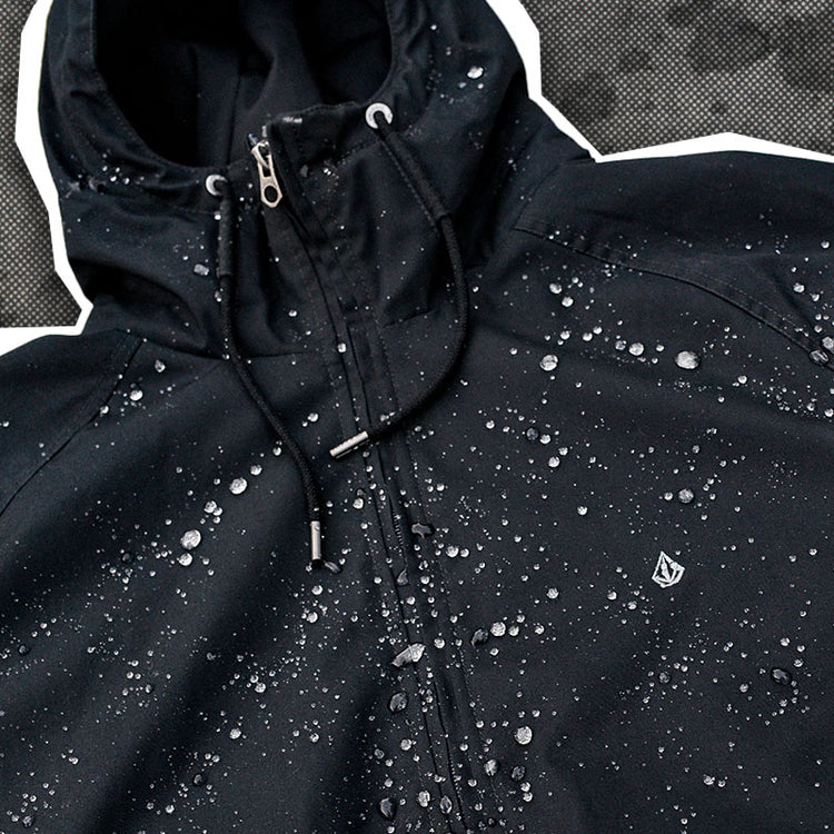 Puff Volwon Puff Puff Hooded Jacket - Black - Men - Volcom EU – Volcom Europe