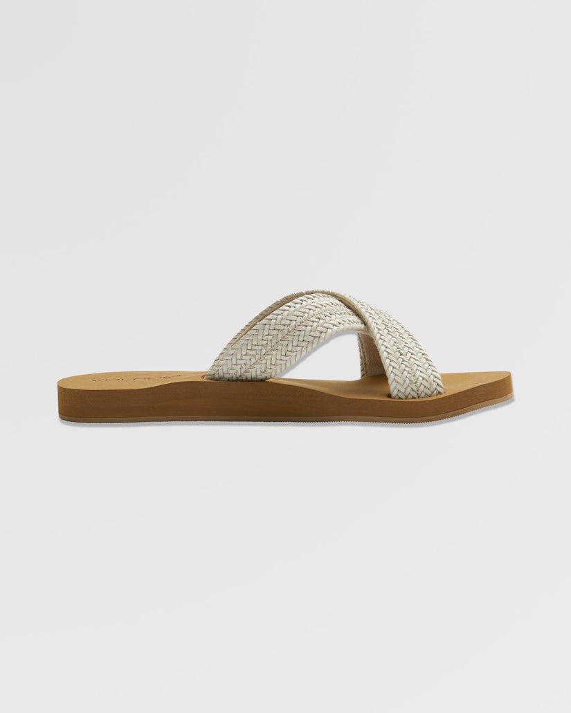 Volcom Double Cross Sandals - CREAM