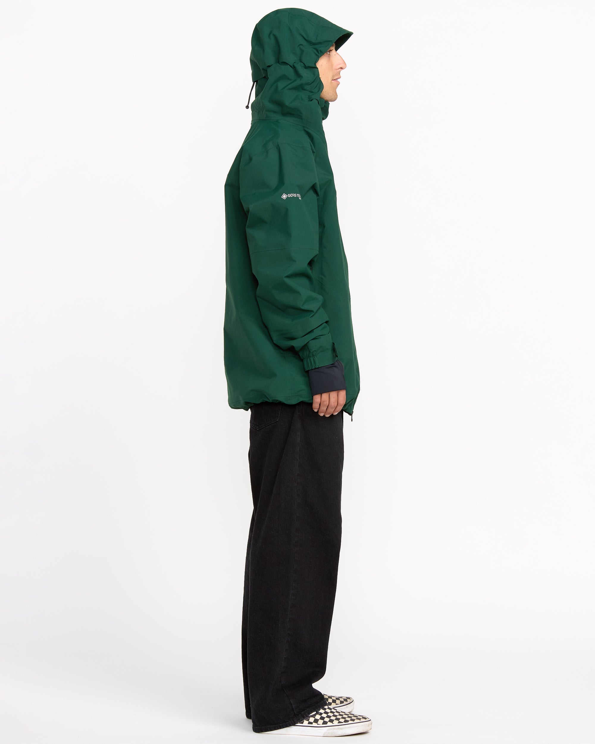 Anyox Guide Gore-tex Pro Shell Jacket - Black Green - Men - Volcom