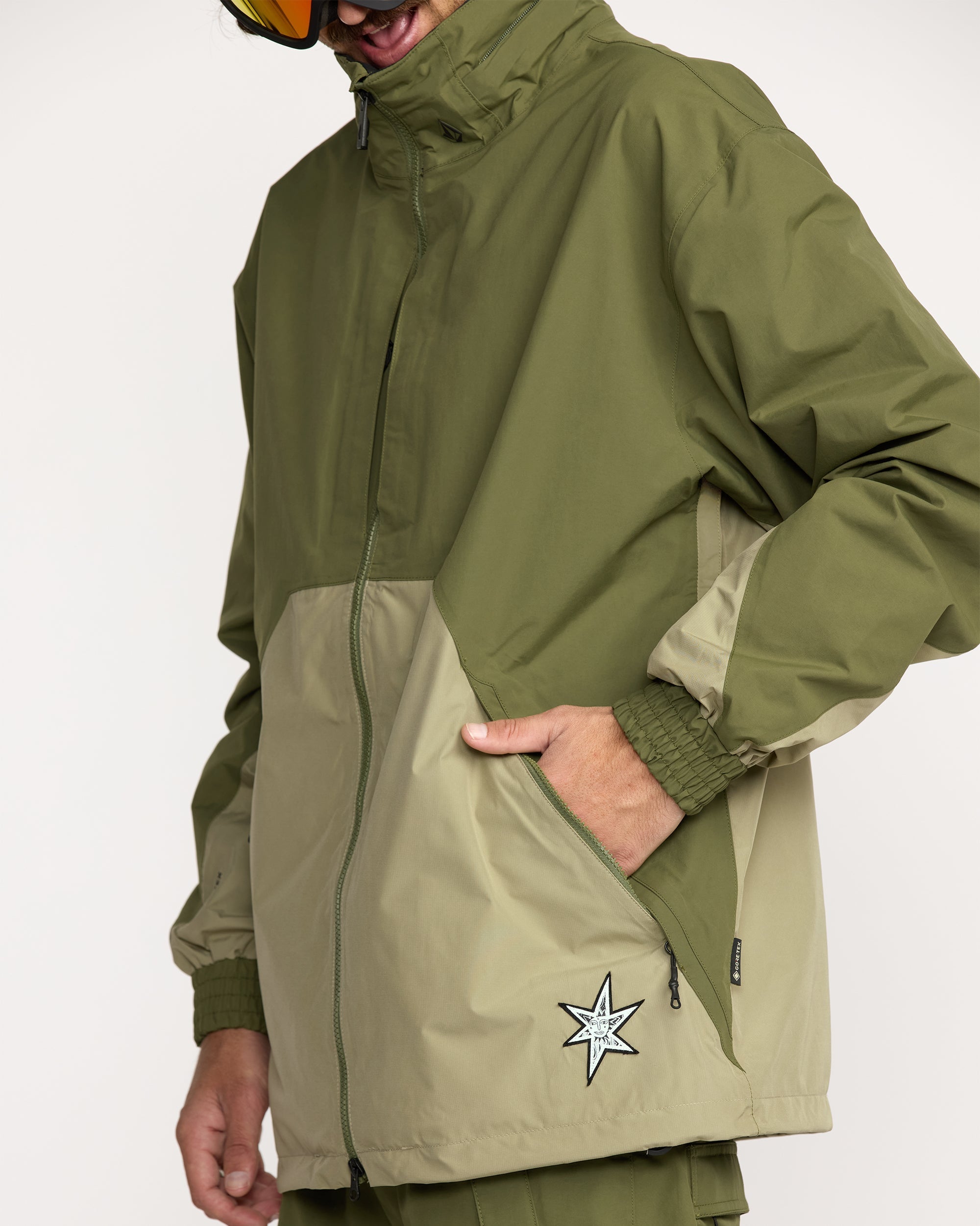 Longo Gore-Tex Jacket - Dark Olive - Men - Volcom EU – Volcom Europe