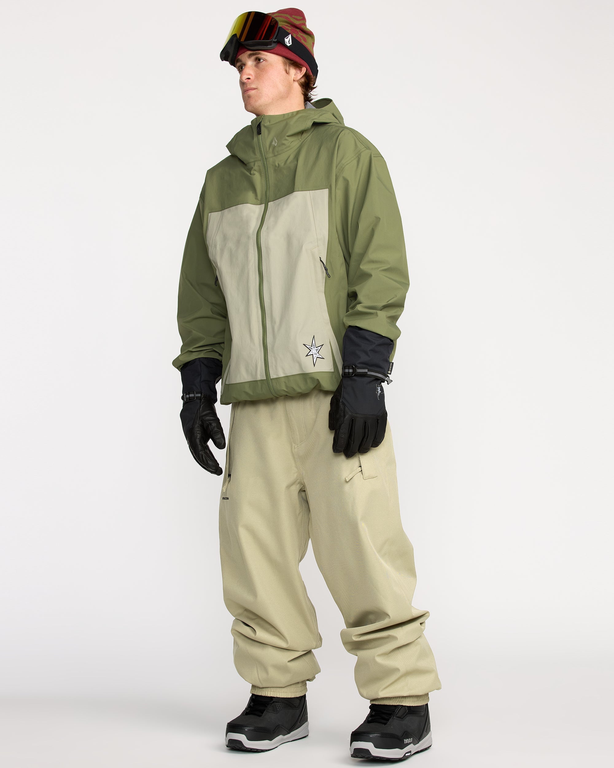 Arthur 3L Jacket - Dark Olive - Men - Volcom EU – Volcom Europe