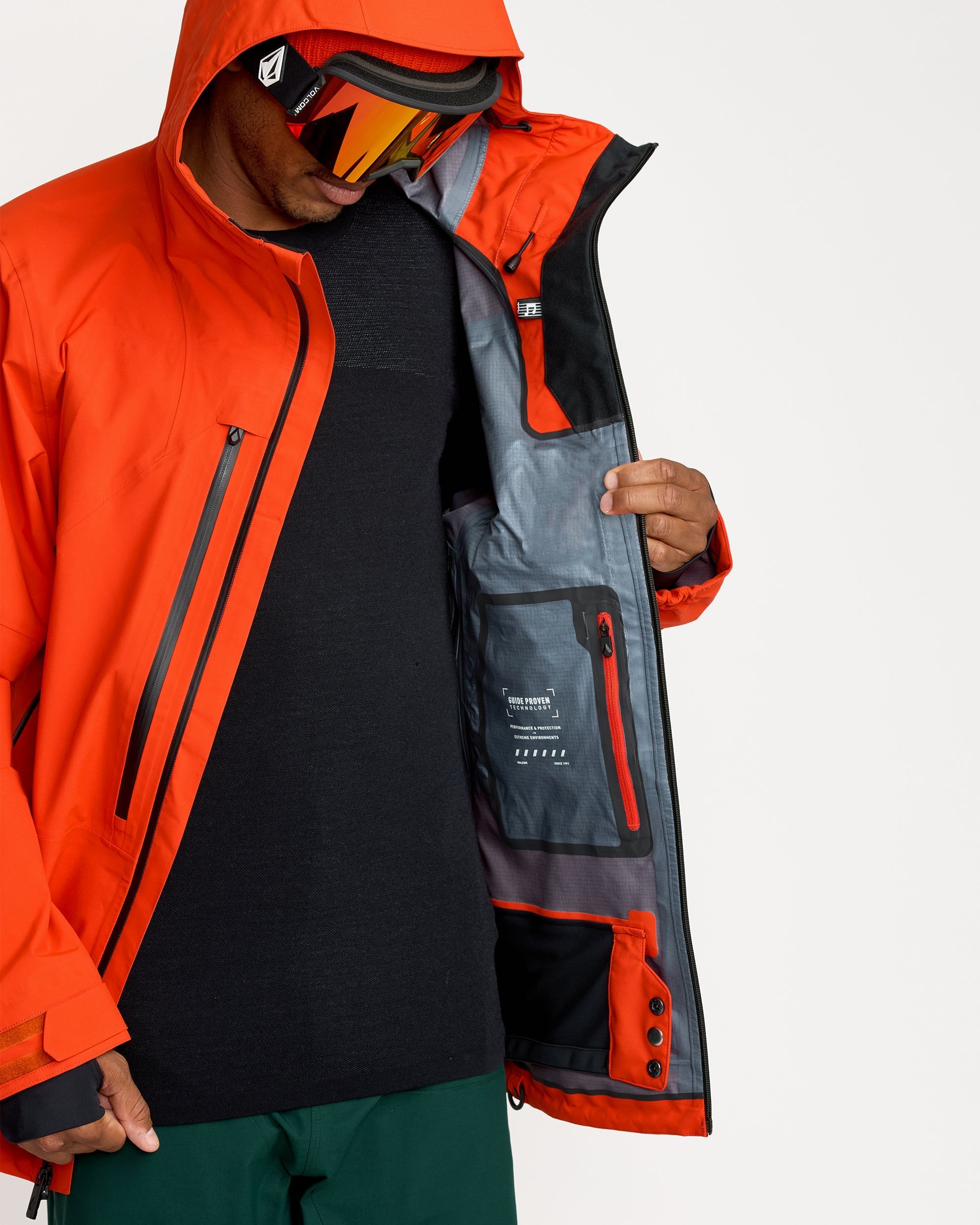 Anyox Guide Gore-tex Pro Shell Jacket - Orange Shock - Men