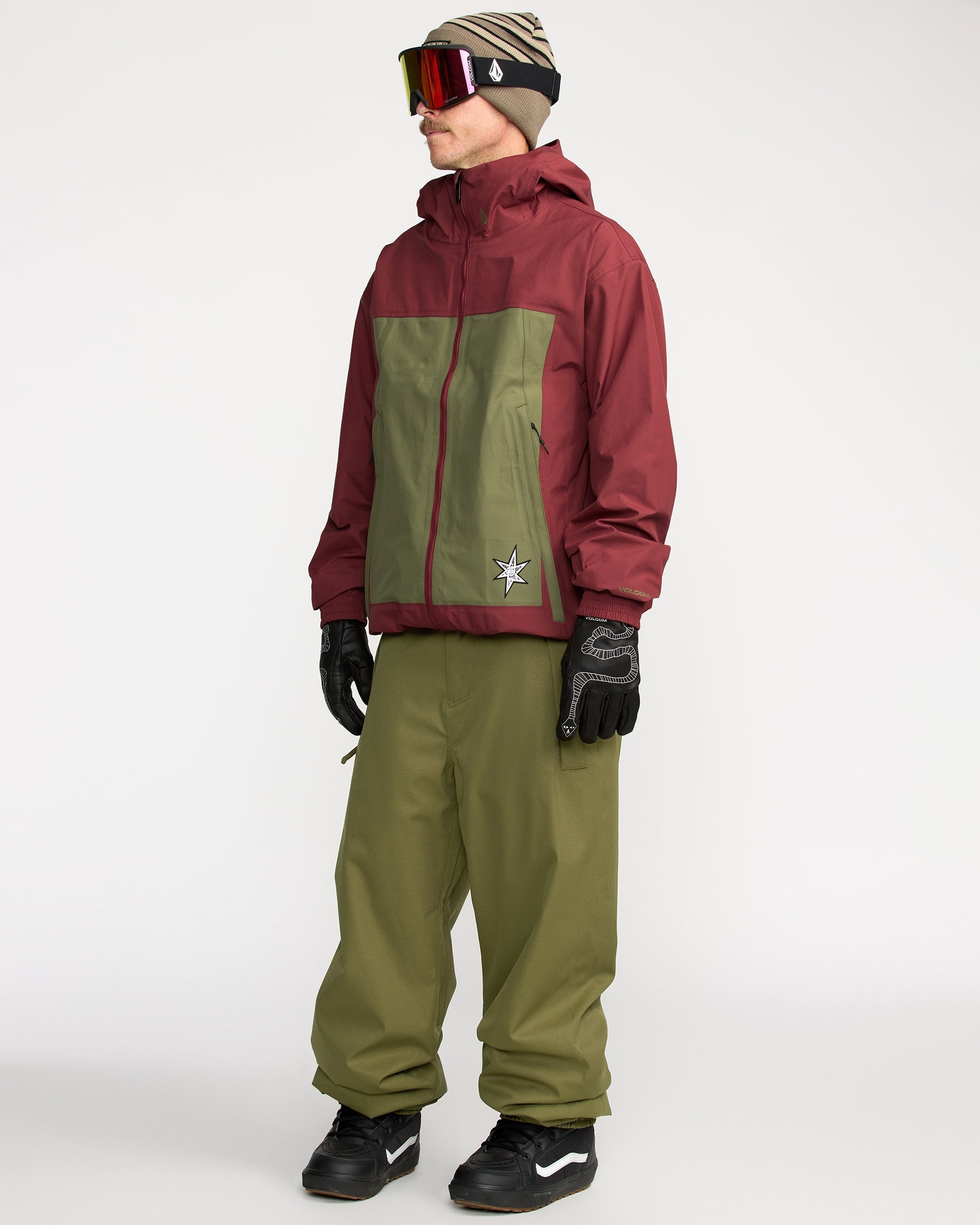 Arthur 3L Jacket - Burnt Red - Men - Volcom EU – Volcom Europe