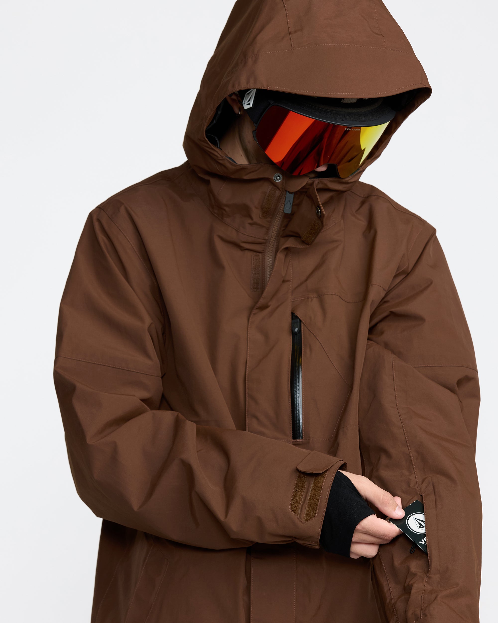 L Gore-Tex Jacket - Brown - Men - Volcom EU – Volcom Europe