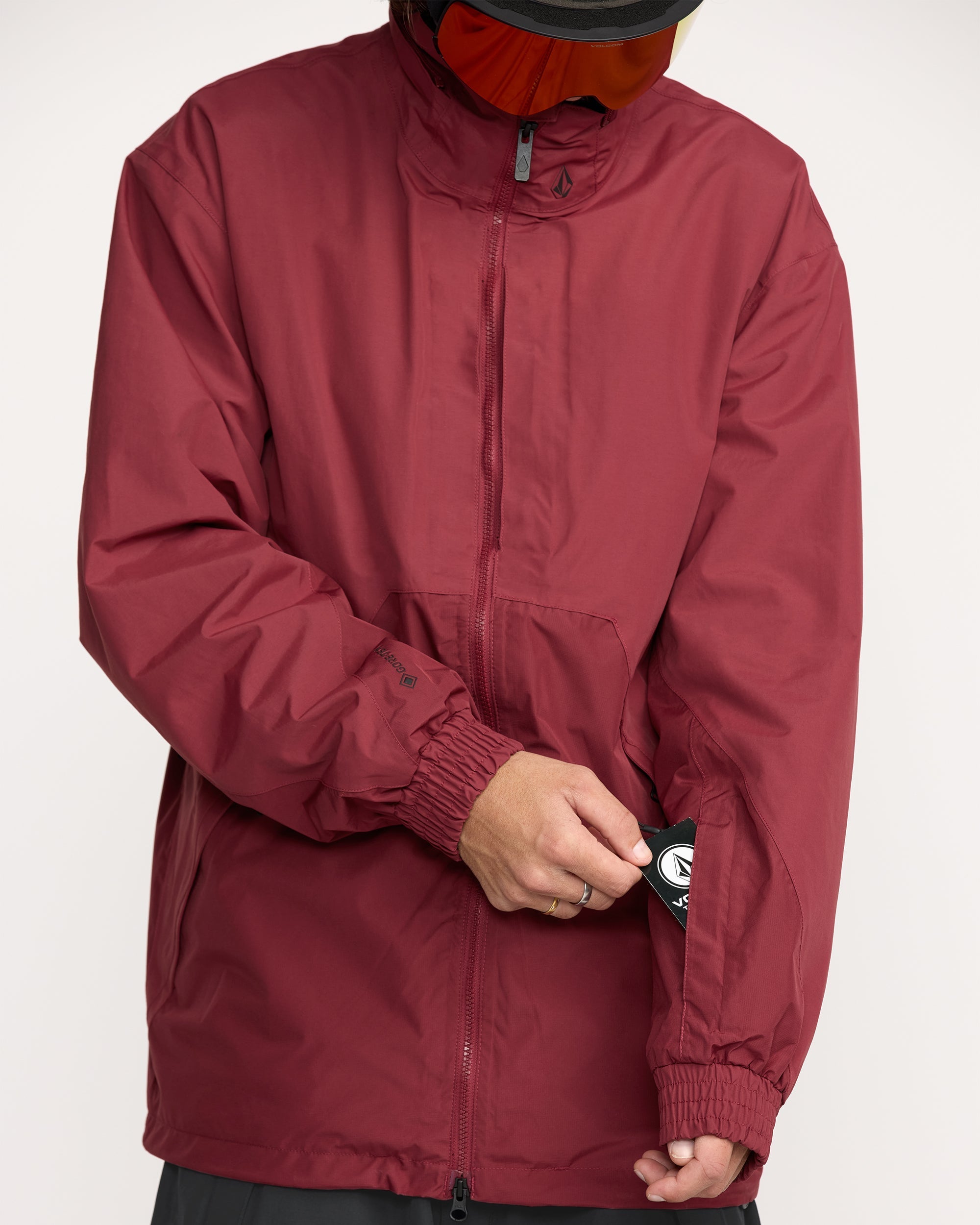 Longo Gore-Tex Jacket - Burnt Red - Men - Volcom EU – Volcom Europe
