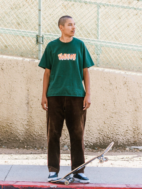 Louie Lopez Tapered Cord Pant - DARK EARTH