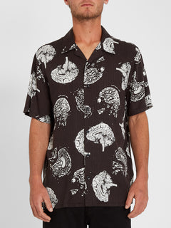 Tab Up Shirt - Black (A0412109_BLK) [F]
